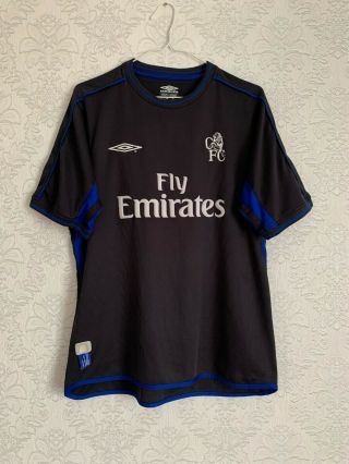 Chelsea (the Blues) Away Football Shirt 2002 2004 Jersey Umbro Size L