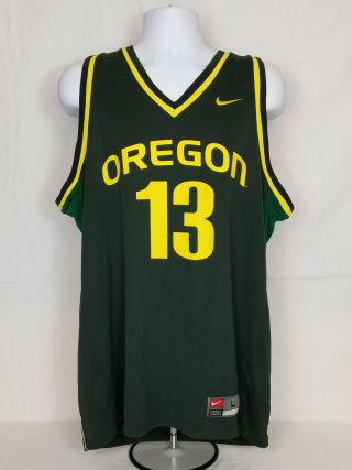 2002 Oregon Ducks Nike Team Basketball Jersey Ridnour 13 Men 