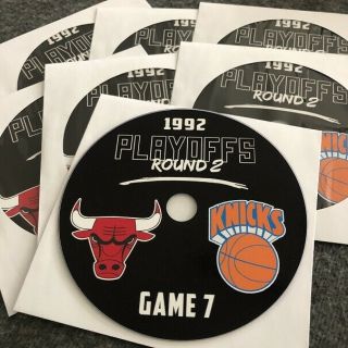 1992 Nba Playoffs R2 Bulls Vs.  Knicks Dvd Michael Jordan Patrick Ewing