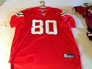 2000 England Patriots Troy Brown Football Jersey Red By Reebok 2xl
