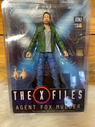 Diamond Select Toys The X - Files: Agent Fox Mulder Action Figure " Rare "