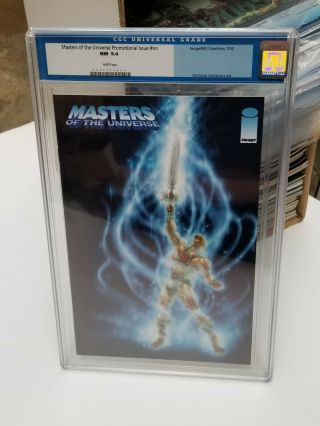 Masters Of The Universe 1 Promotional Preview Comic Book Cgc 9.  4 Image