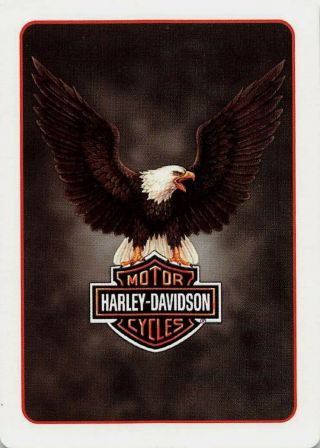 Harley Davidson Eagle Single Swap Playing Card Joker - 1 Card