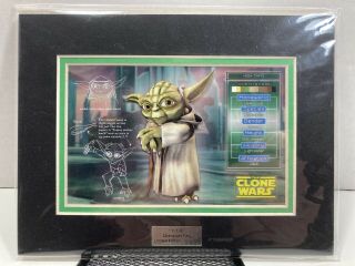 Star Wars The Clone Wars Yoda Character Key Sdcc 2008 Exclusive Acme Archives