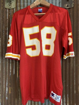 Vintage Kansas City Chiefs Authentic Champion Jersey Size 48 (xl) D.  Thomas