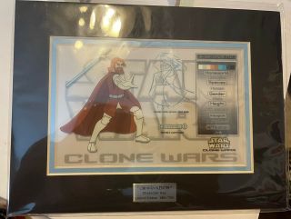 Star Wars Acme Archives Character Key Obi - Wan Kenobi 95/750 Clone Wars