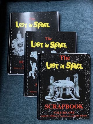 Vintage Complete Set Of 3 The Lost In Space Scrapbooks William E Anchors Jr