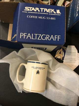Star Trek Vi The Undiscovered Country Coffee Mug Open Box