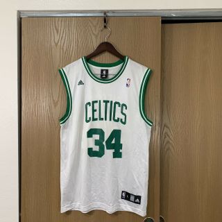 Vintage Adidas Nba Boston Celtics Paul Pierce 34 Swingman Jersey Mens L Sewn
