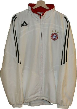 Perfect 2007 Bayern Munchen Fc Football Track Suit Jacket Size Xl Adidas Jersey