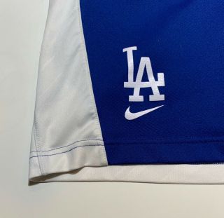 Nike x MLB Team Issue Los Angeles Dodgers Dri Fit Practice Shorts S 2