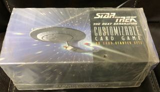 Star Trek Next Generation Customizable Card Game 60 Card Starter Set Box