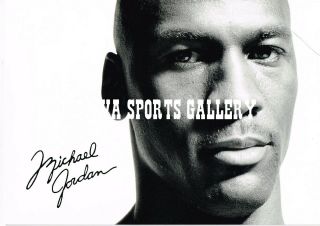 1996 Michael Jordan Fan Club Jumpman 5x7 Photo,  Foldout Poster/booklet