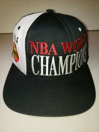 Pre - Owned Starter 1994 Nba Official Houston Rockets World Champions Hat Snapbak