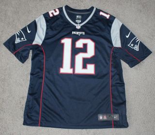 Tom Brady 12 England Patriots Nike Football Jersey Men 