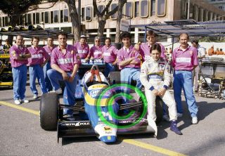 35mm Racing Slide F1 Alex Caffi - Osella Fa1i 1987 Monaco Formula 1