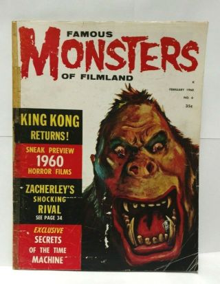 1960 Famous Monsters Of Filmland 6 - Sixth Issue - Decent