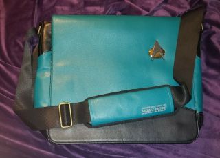 Star Trek The Next Generation Laptop/messenger Bag Officially - Licensed Nwot Blue