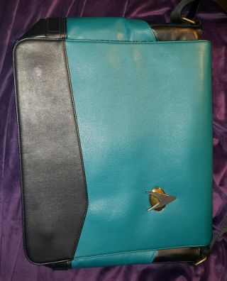 Star Trek The Next Generation Laptop/Messenger Bag Officially - Licensed NWOT Blue 2
