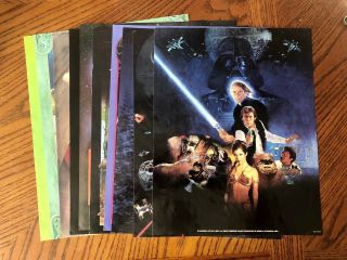 Star Wars Return Of The Jedi Set Of 10 Mini Posters 11” X 14”