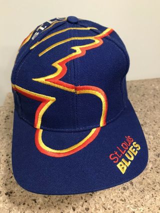 St.  Louis Blues Hockey The Game Retro Vintage 1990’s Snapback Hat Cap