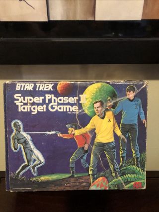 Vintage Star Trek Phaser Ii Target Game W/box 1976 Mego