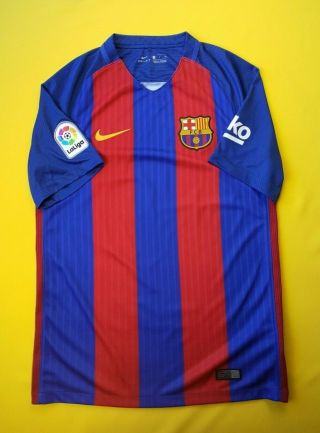 Fc Barcelona Jersey 2016 2017 Home S Shirt Mens Camiseta Football Nike Ig93