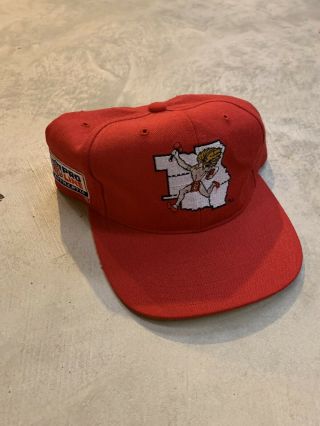 Vintage Proline Kansas City Chiefs Snapback Hat Cap Apex Afl Nfl Football Holes