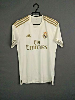 Real Madrid Jersey 2019 Home Medium Shirt Mens Camiseta Adidas Dw4433 Ig93