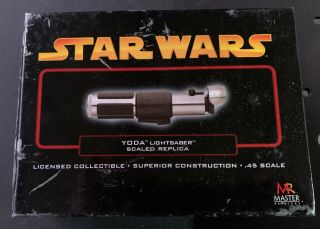 Master Replicas Yoda Star Wars Lightsaber.  45 Scale