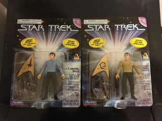 Star Trek Limited Edition Spencer Gifts " Lt.  Sulu And Lt.  Comm.  Scott " 1996