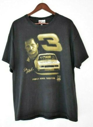 Chase Authentics Dale Earnhardt Sr And Jr T Shirt Xl Black Wrangler