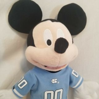 Mickey Mouse Plush NC North Carolina State Football Tar Heels Blue Stuffed Toy 2