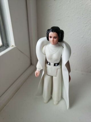 Vintage Star Wars Action Figure Princess Leia Organa W/ Cape Near