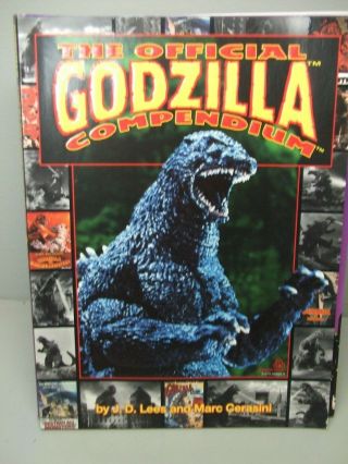" The Official Godzilla Compendium " Jd Lees/mark Cerasini Near Book