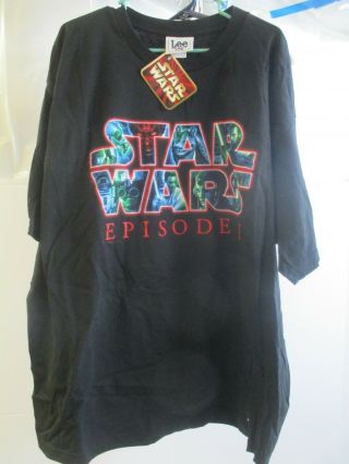 Vintage Star Wars Episode I Darth Maul Anakin Skywalker Xxl T - Shirt Lee Sport