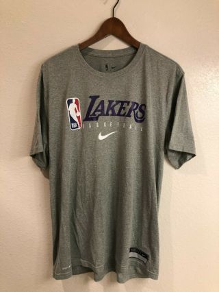 Los Angeles Lakers Authentic Nike Dri - Fit T - Shirt (size: Xl) -