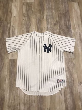 Vintage Alex Rodriguez York Yankees Jersey A - Rod Mlb Majestic Adult Xl