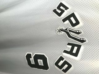 Tony Parker San Antonio Spurs NBA Basketball Jersey Nike Swingman 4XL Gray. 3