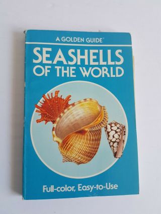 Seashells Of The World Golden Guide Book Vintage