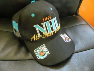 1995 Nhl All - Star Game Hat San Jose Sharks Country Snapback 1 Apparel Canada