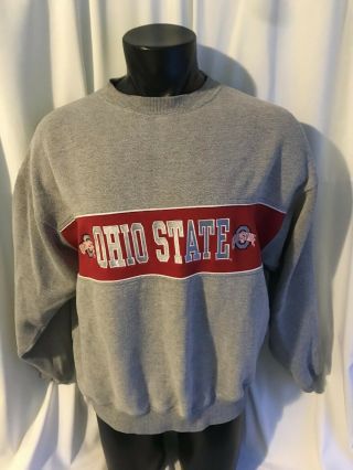Vintage Ohio State University Buckeyes Cadre Sweatshirt Mens Large