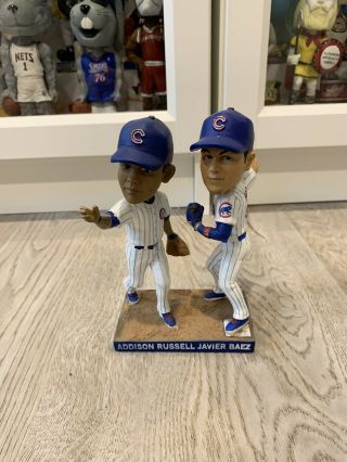 Javier Baez Addison Russell Chicago Cubs Turning Two Bobblehead