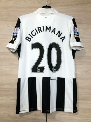 Newcastle United 2012 - 2013 Bigirimana 20 Home Football Shirt Soccer Jersey Sz M