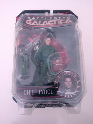 Battlestar Galactica Chief Tyrol Signed Diamond Select