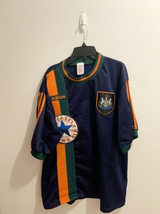 Newcastle United 1997 1998 Away Football Shirt Soccer Jersey Adidas Vintage
