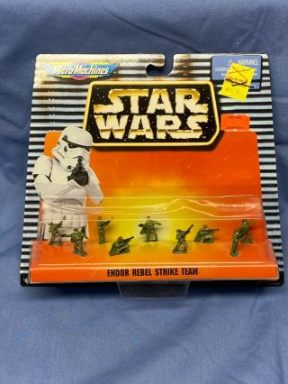 Star Wars Endor Rebel Strike Team Micro Machines 1997 Galoob In Package