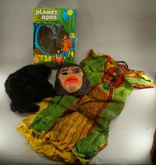 Orig.  1973 Planet Of The Apes Lisa Ben Cooper Halloween Costume In Picture Box