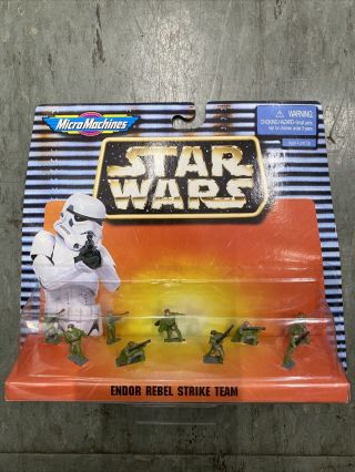 Star Wars Endor Rebel Strike Team Micro Machines 1997 Galoob In Package