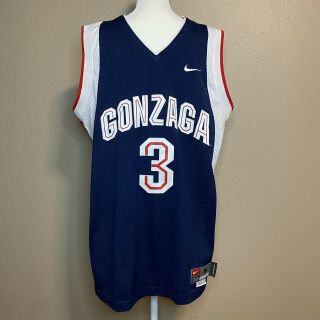 Nike Team Basketball Jersey Gonzaga 3 Men’s Medium Length,  2